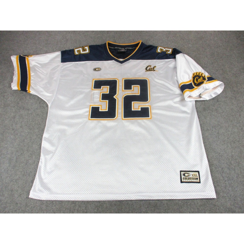California Golden Bears Football Jersey Mens Extra Large White Blue Colosseum